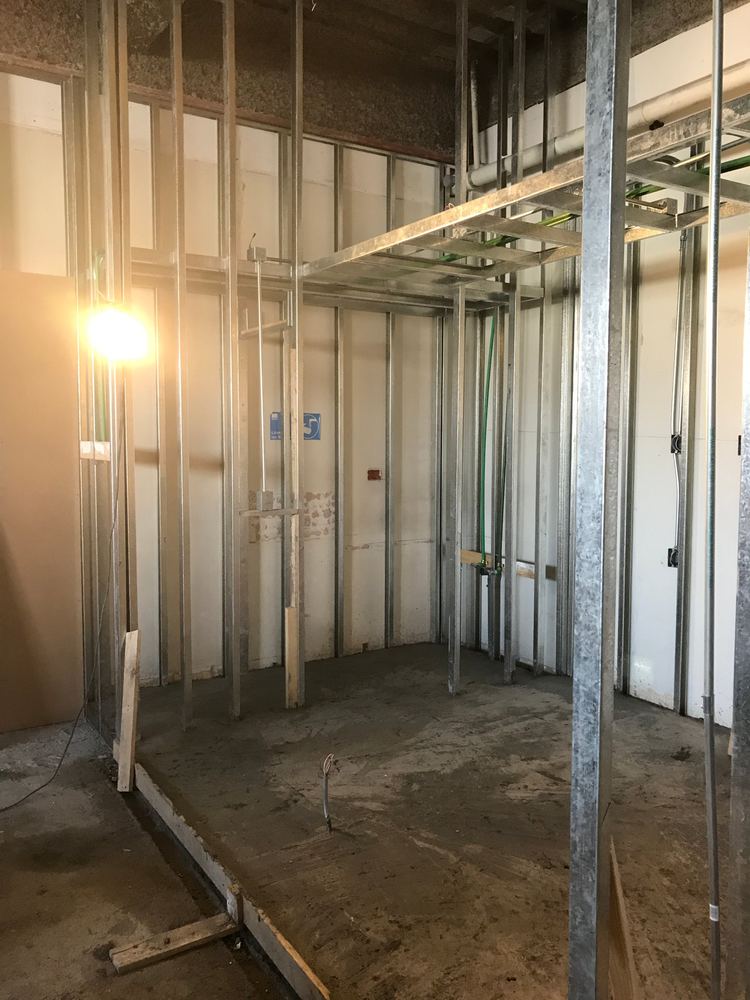 Estructura metálica de muros